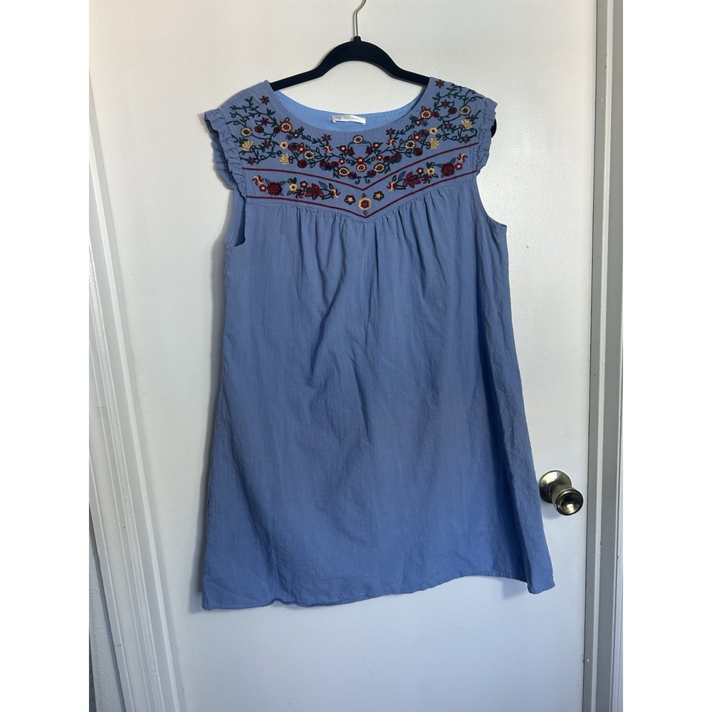 kirundo Woman's Mini Dress‎ Boho Chic Peasant Resort Vacation Hippie Beachy XL